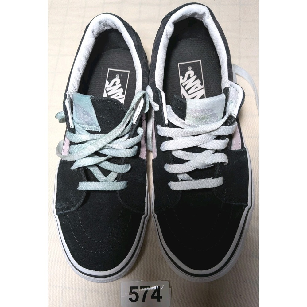 Vans Inspired fashion skate shoes Off The Wall Old Skool Low-Top Black US 5.5